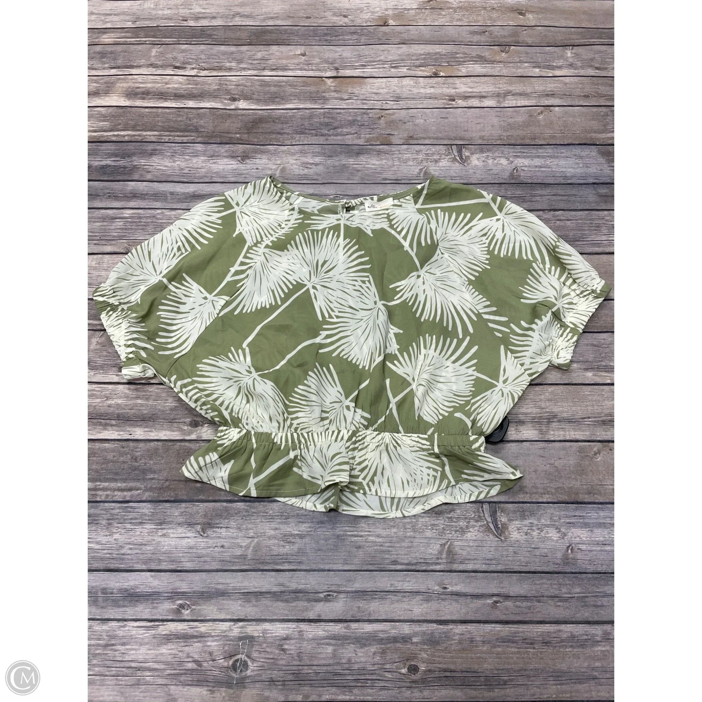 Shorts Set By Cme In Green, Size: M