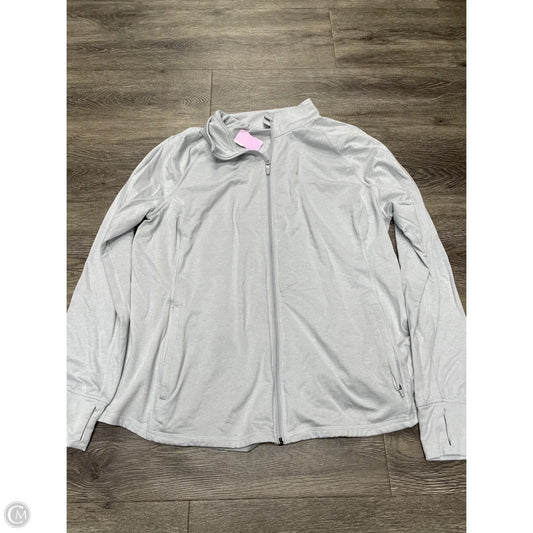 Athletic Jacket By Old Navy In Grey, Size: Xxl