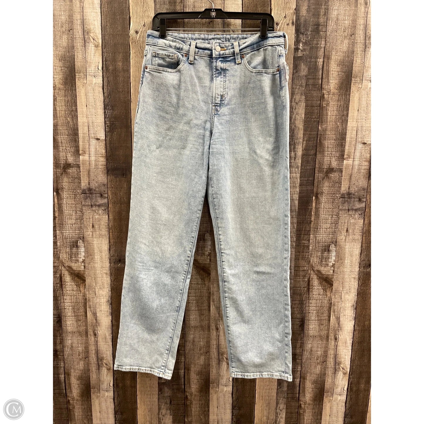 Jeans Wide Leg By Old Navy In Blue Denim, Size: 10