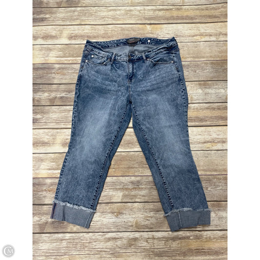 Jeans Boyfriend By Torrid In Blue Denim, Size: 16