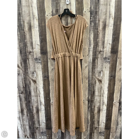 Jumpsuit By Cme In Tan, Size: M
