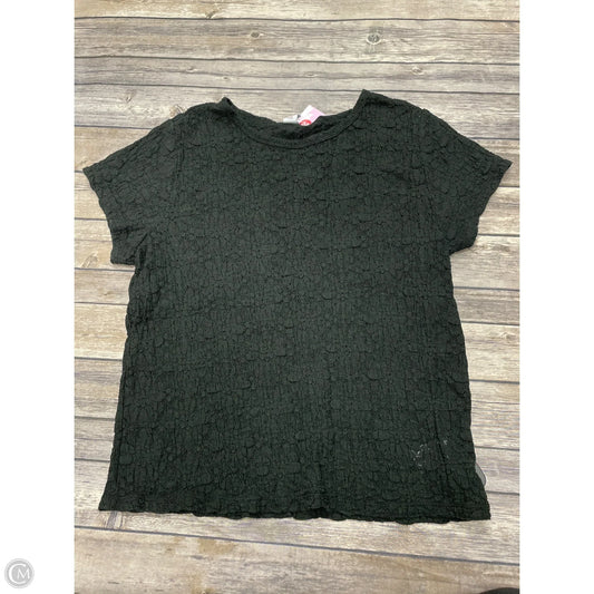 Top Short Sleeve By Old Navy In Black, Size: Xl