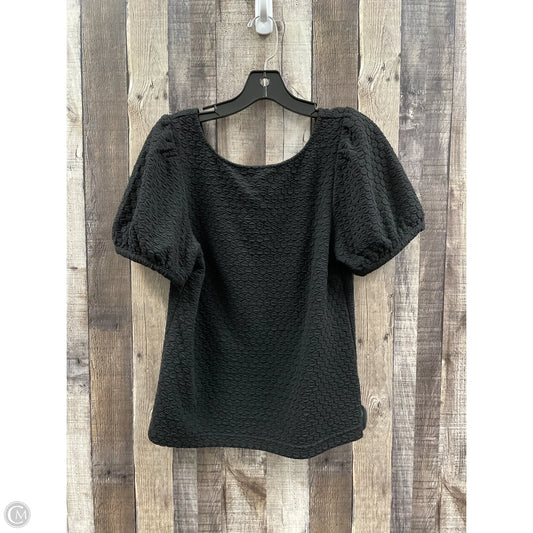 Top Short Sleeve By Porridge In Black, Size: S