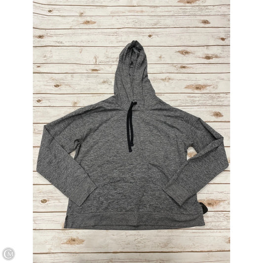 Athletic Sweatshirt Hoodie By Zella In Grey, Size: Xl