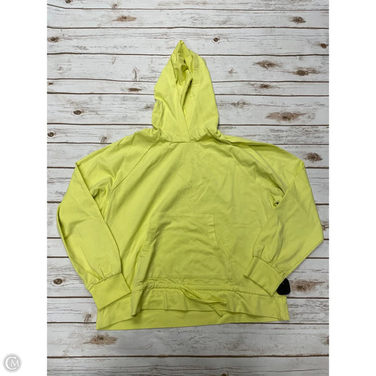 Athletic Sweatshirt Hoodie By Zella In Yellow, Size: Xl
