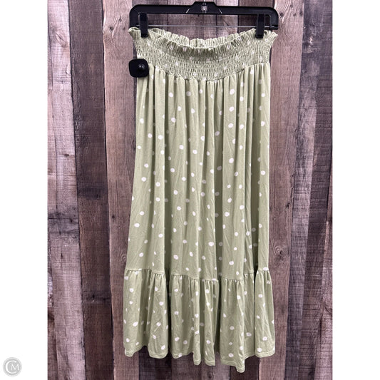 Skirt Maxi By Loveappella In Polkadot Pattern, Size: L