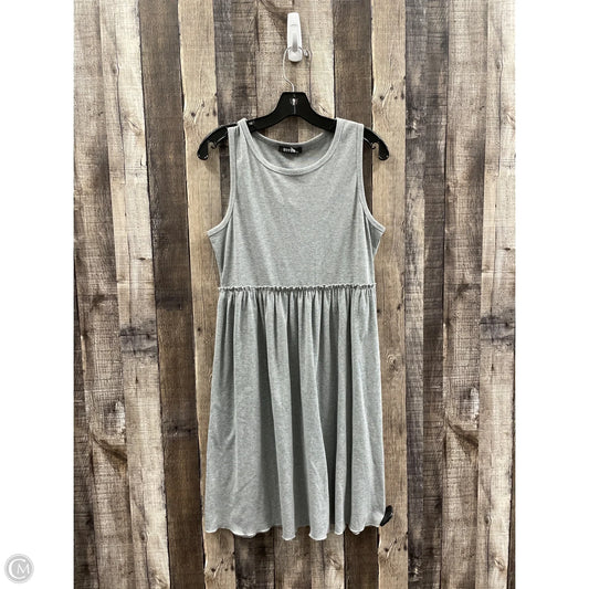 Dress Casual Midi By Cme In Grey, Size: L