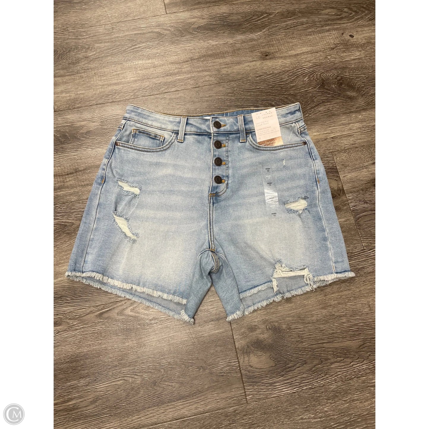 Shorts By Lc Lauren Conrad In Blue Denim, Size: 12