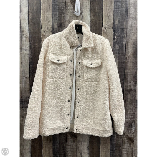 Jacket Faux Fur & Sherpa By Jack By Bb Dakota In White, Size: S