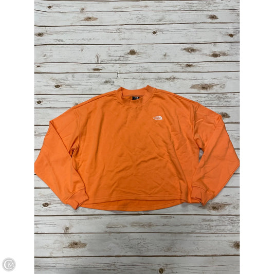Sweatshirt Crewneck By The North Face In Orange, Size: M