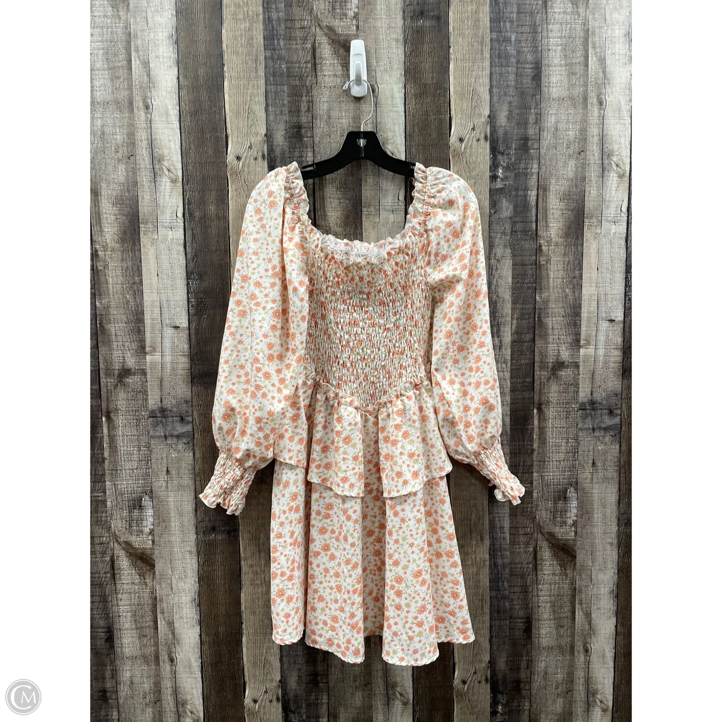 Dress Casual Maxi By Cme In Floral Print, Size: L