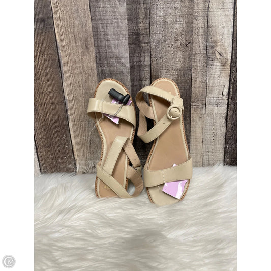 Shoes Heels Platform By Cmf In Tan, Size: 9