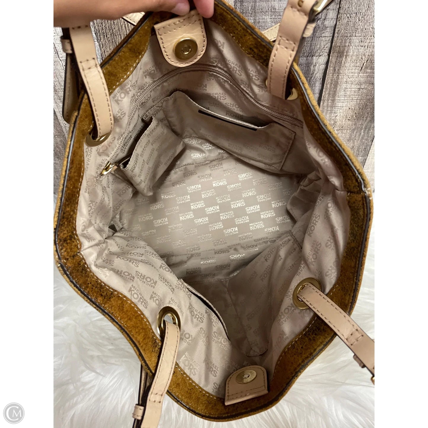 Handbag Designer By Michael Kors, Size: Medium