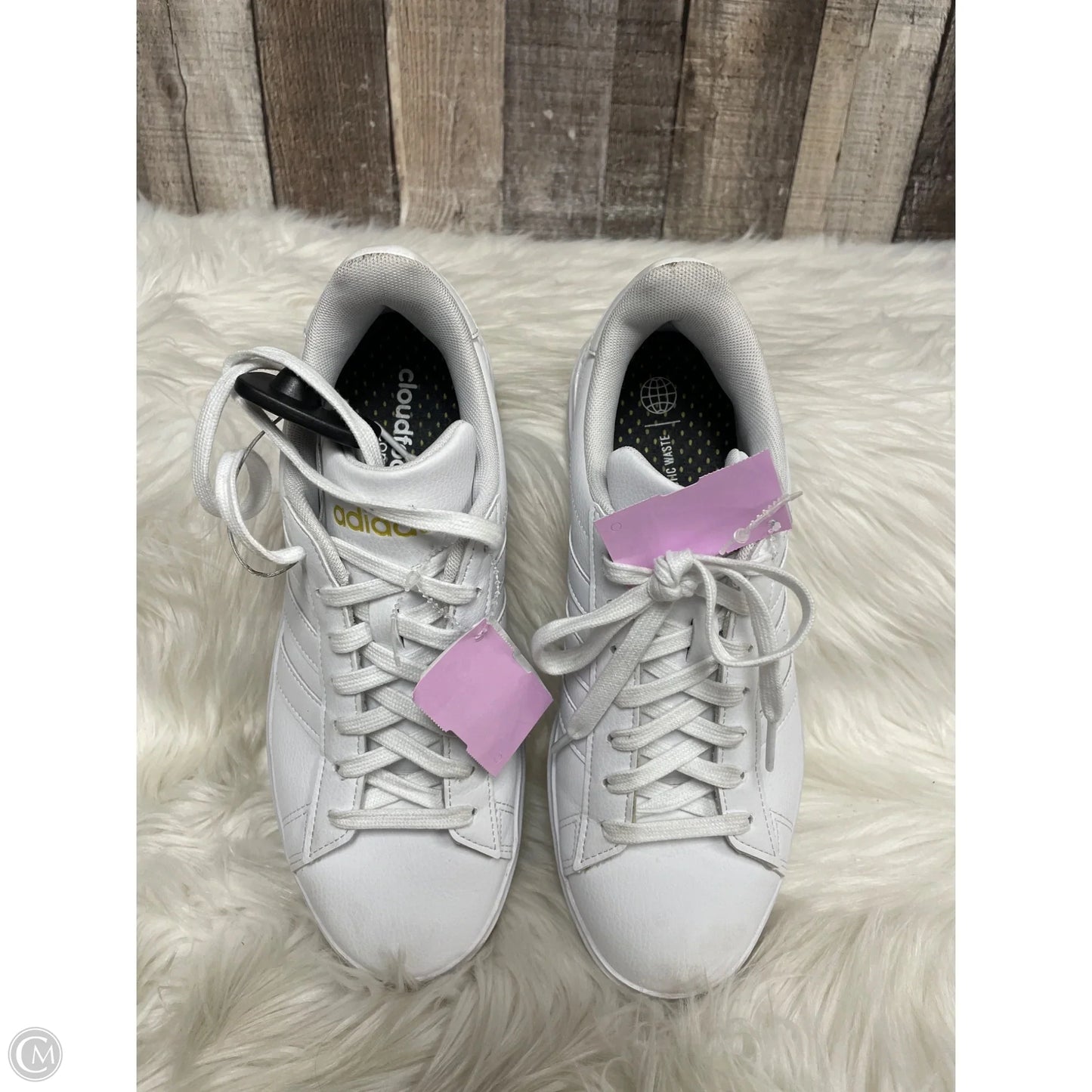 Shoes Athletic By Adidas In White, Size: 8.5