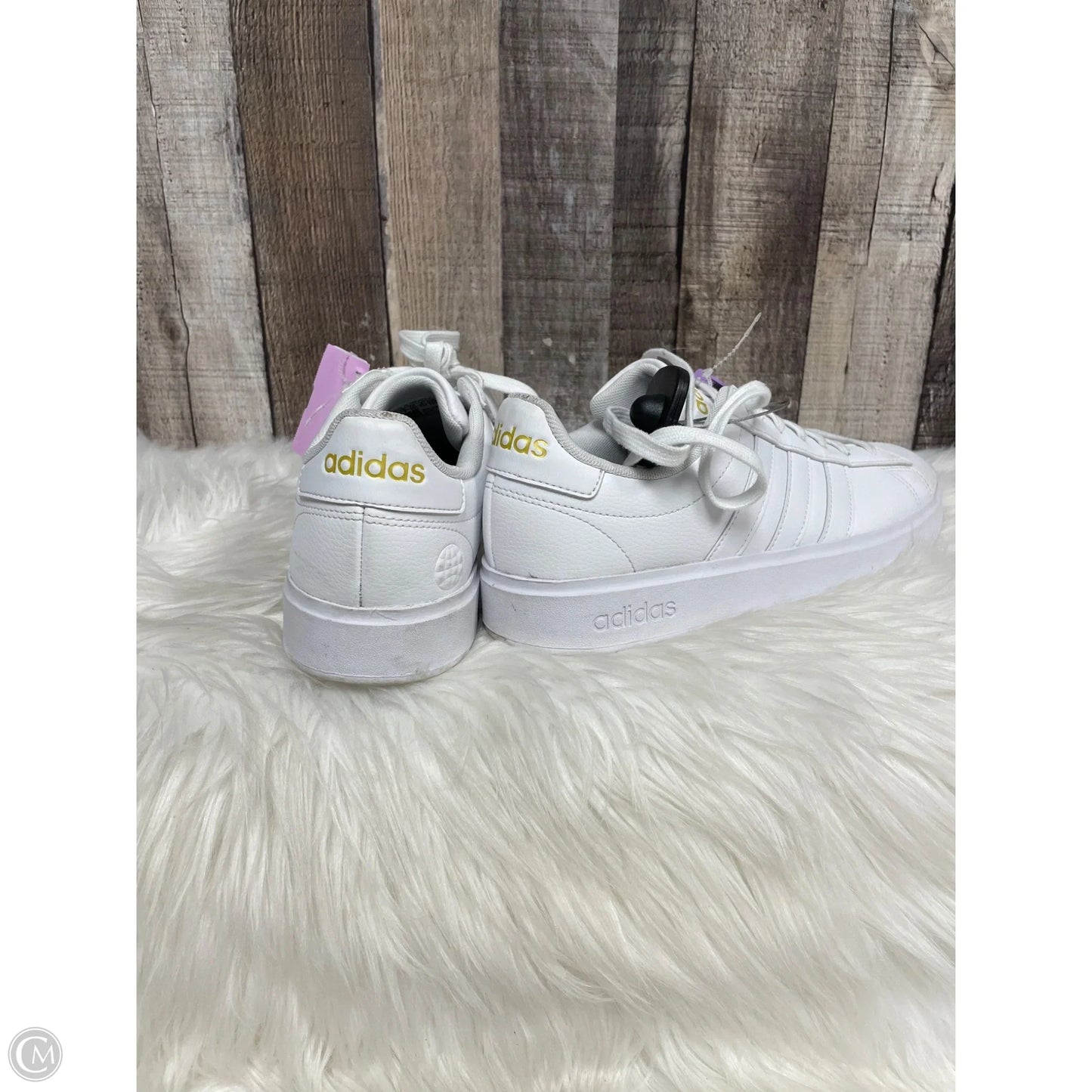 Shoes Athletic By Adidas In White, Size: 8.5