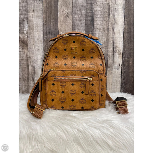 Backpack Luxury Designer By Mcm, Size: Medium