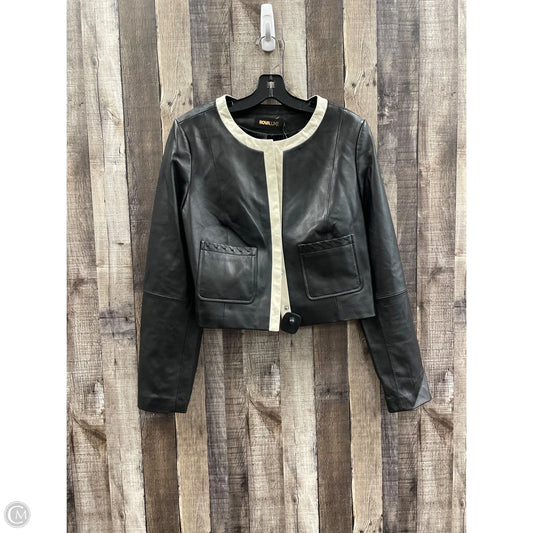 Jacket Leather By Fashion Nova In Black, Size: Xl
