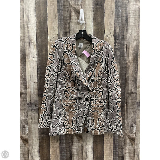 Blazer By Cabi In Snakeskin Print, Size: M