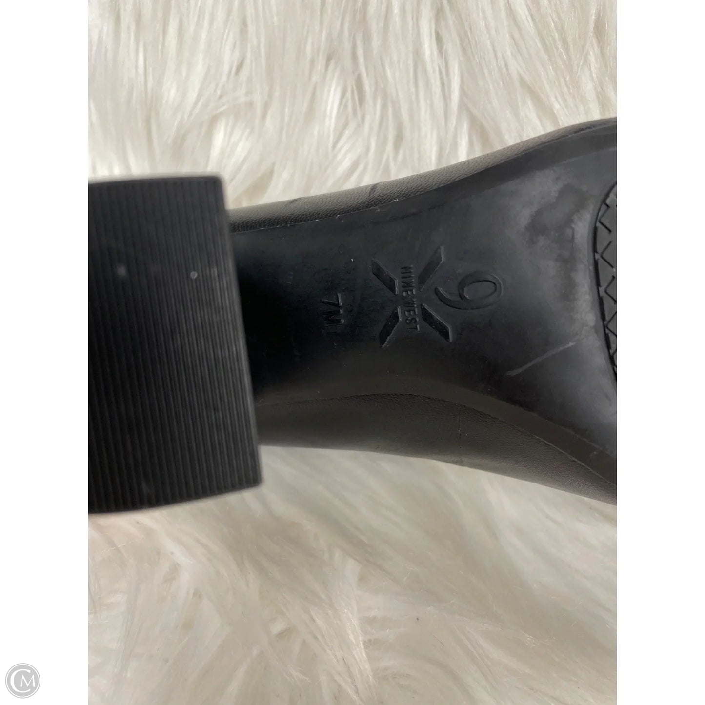 Shoes Heels Block By Nine West In Black, Size: 7