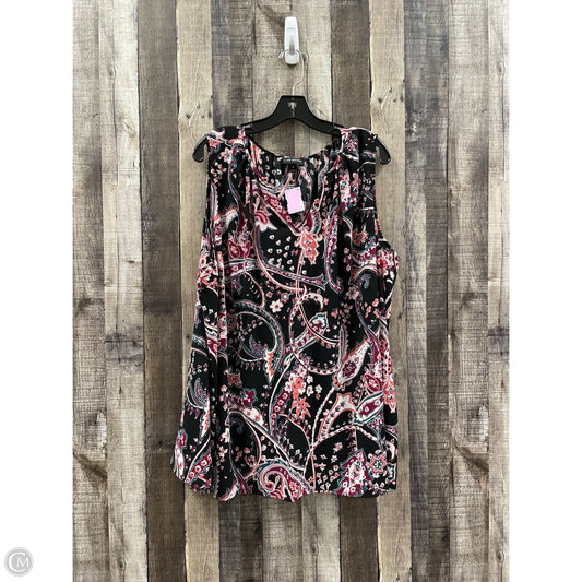 Top Sleeveless By Lane Bryant In Multi-colored, Size: 4x