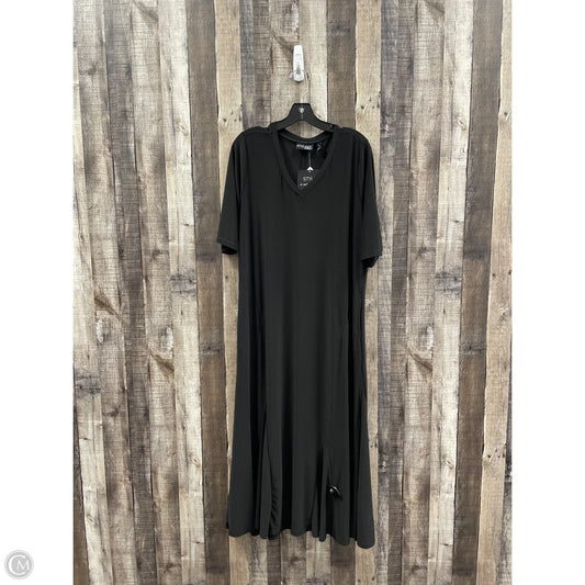 Dress Casual Maxi By Attitude In Black, Size: 1x