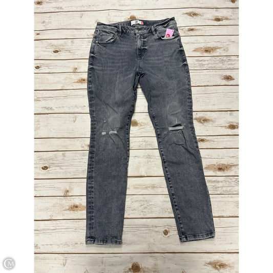 Jeans Skinny By Cabi In Grey Denim, Size: 10