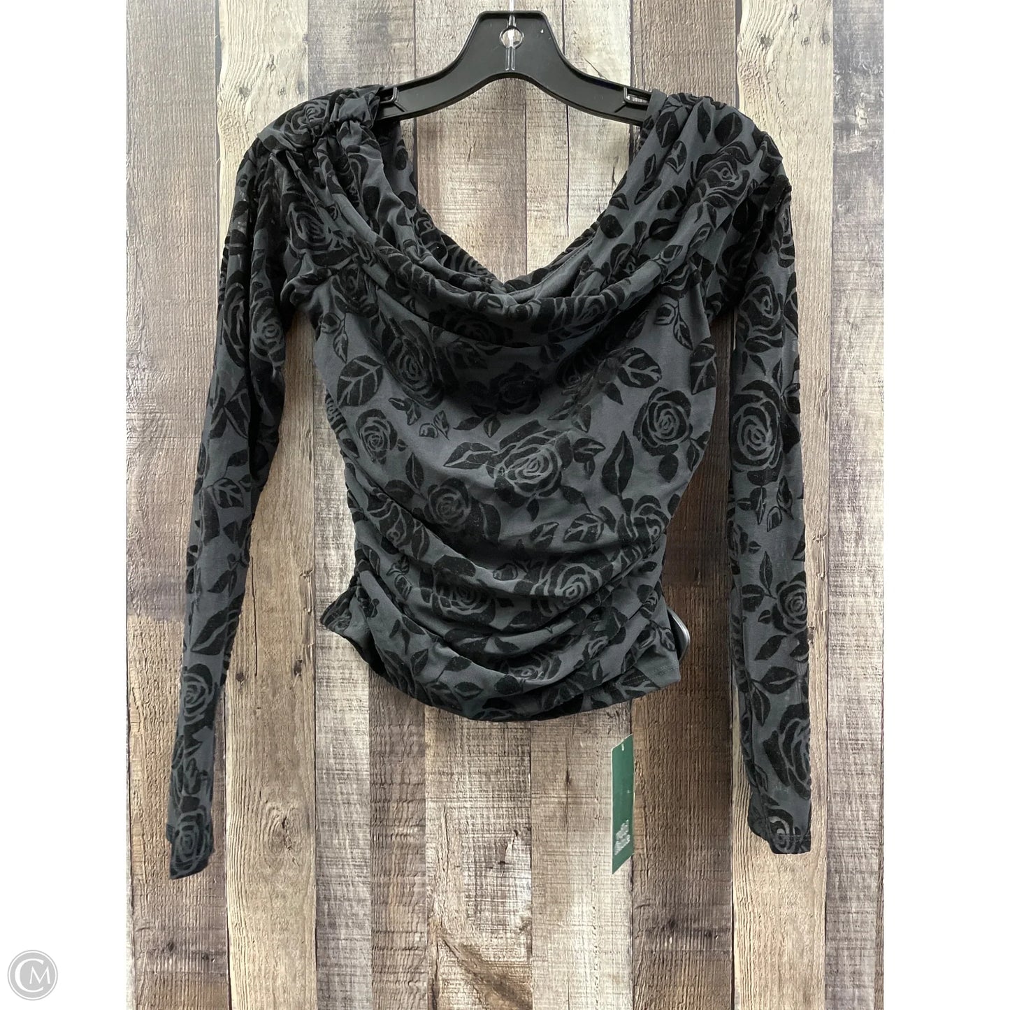 Top Long Sleeve By Wild Fable In Black, Size: M