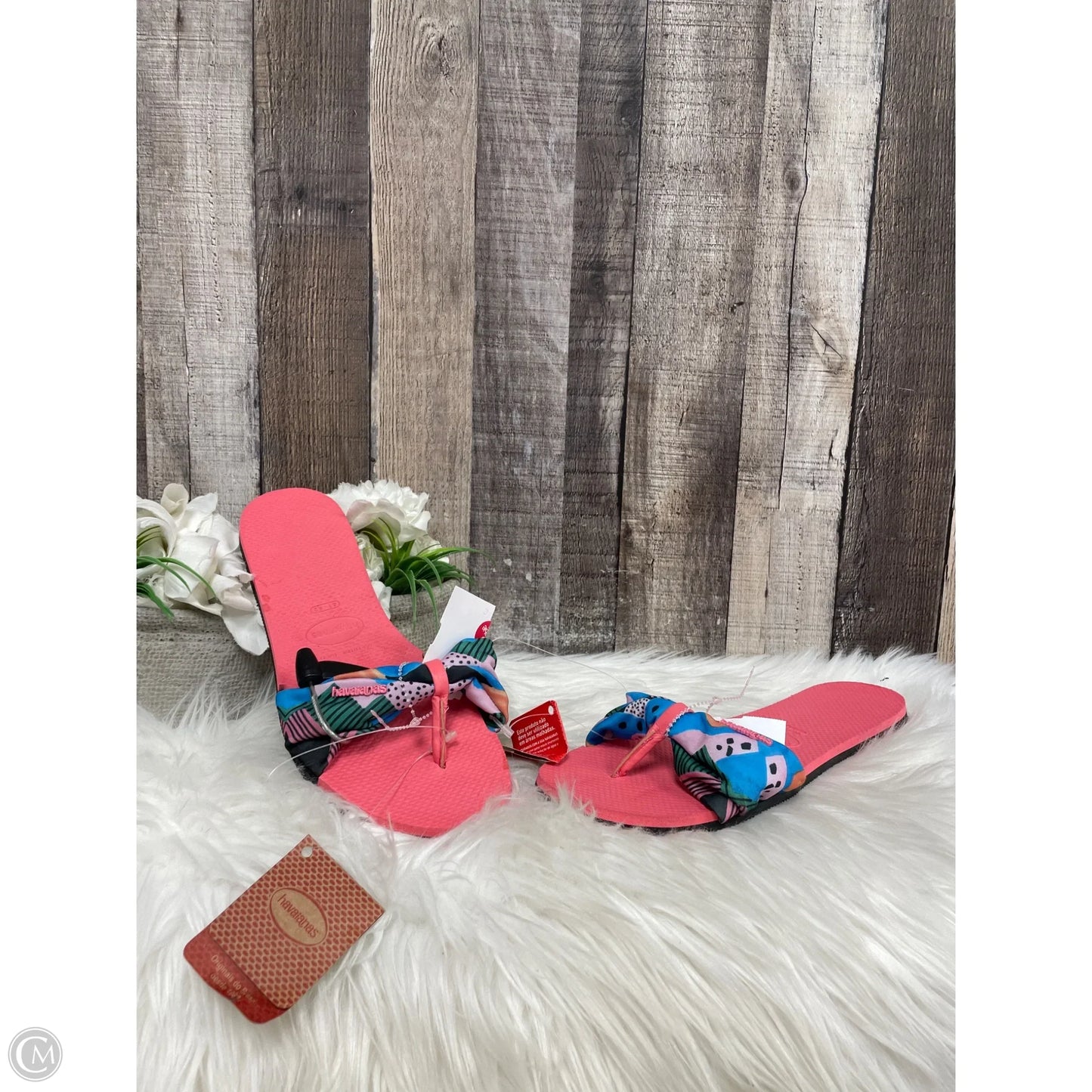 Sandals Flip Flops By Havaianas In Multi-colored, Size: 11