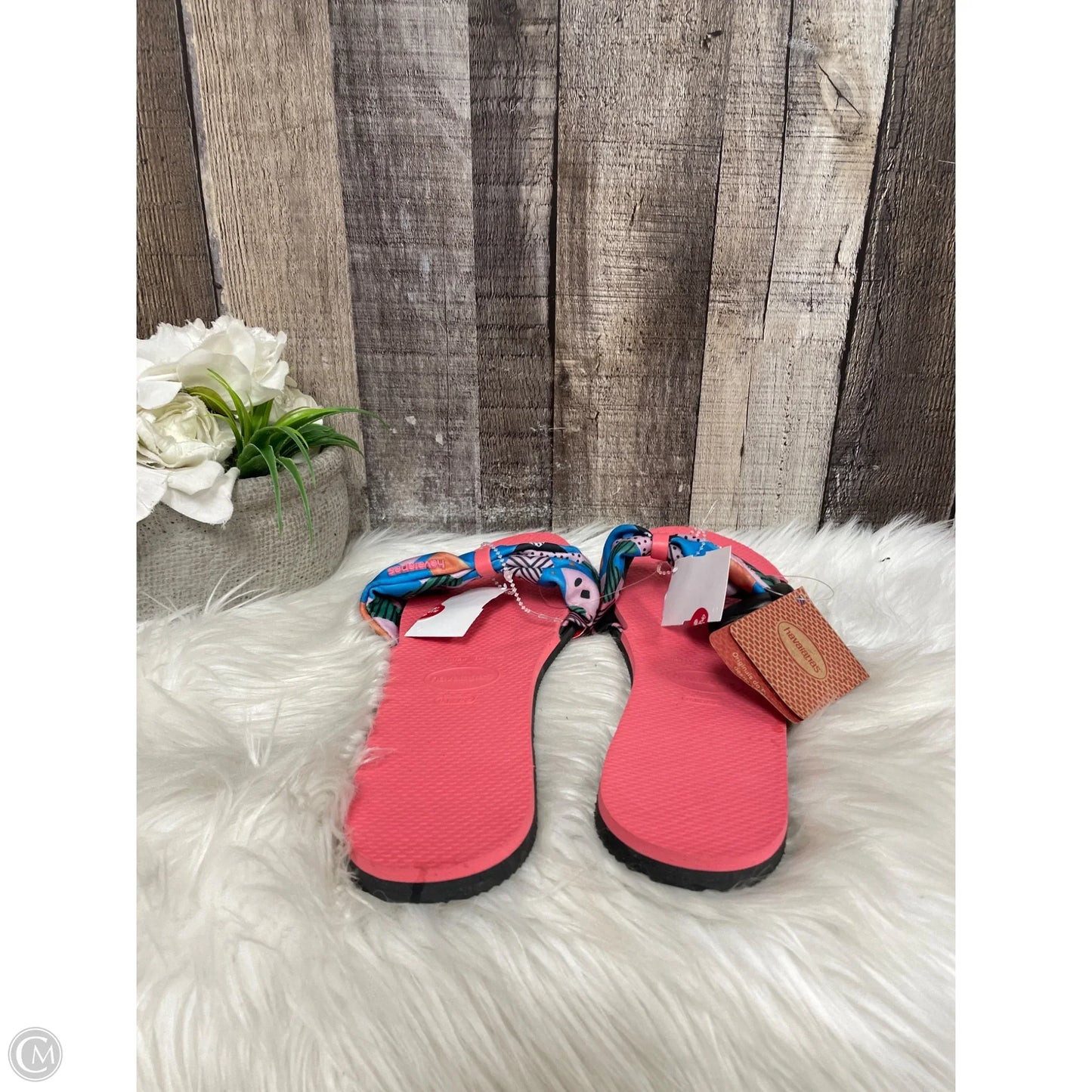 Sandals Flip Flops By Havaianas In Multi-colored, Size: 11