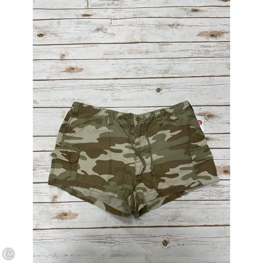 Shorts By Vanilla Star In Camouflage Print, Size: Xl