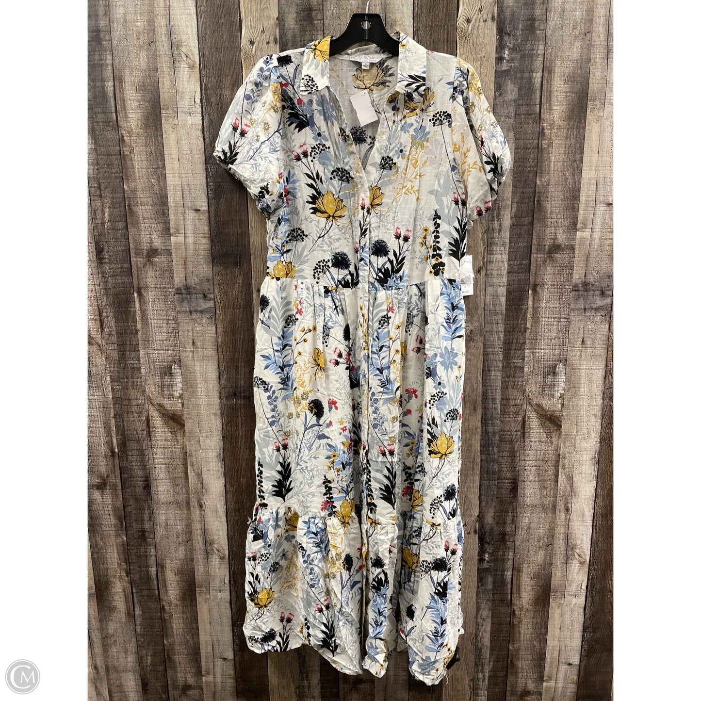 Dress Casual Maxi By Ophelia Roe In Floral Print, Size: L