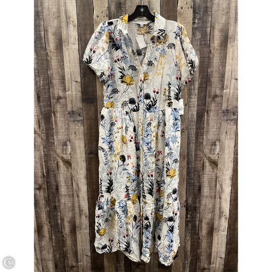 Dress Casual Maxi By Ophelia Roe In Floral Print, Size: L