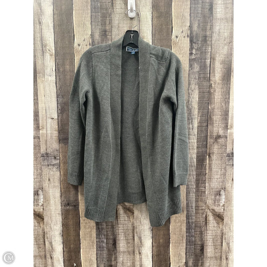 Sweater Cardigan By Karen Scott In Grey, Size: Lp
