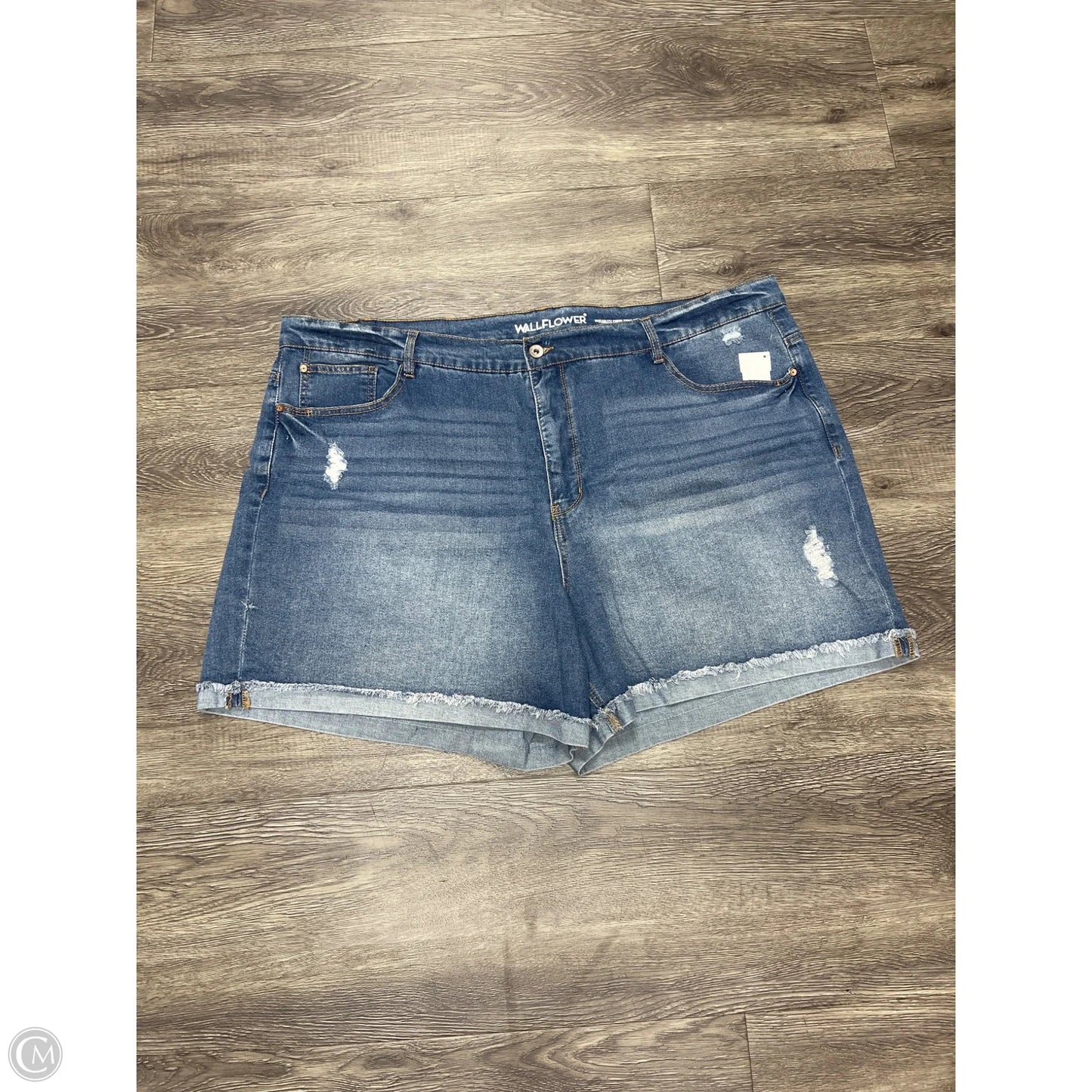 Shorts By Wallflower In Blue Denim, Size: 24