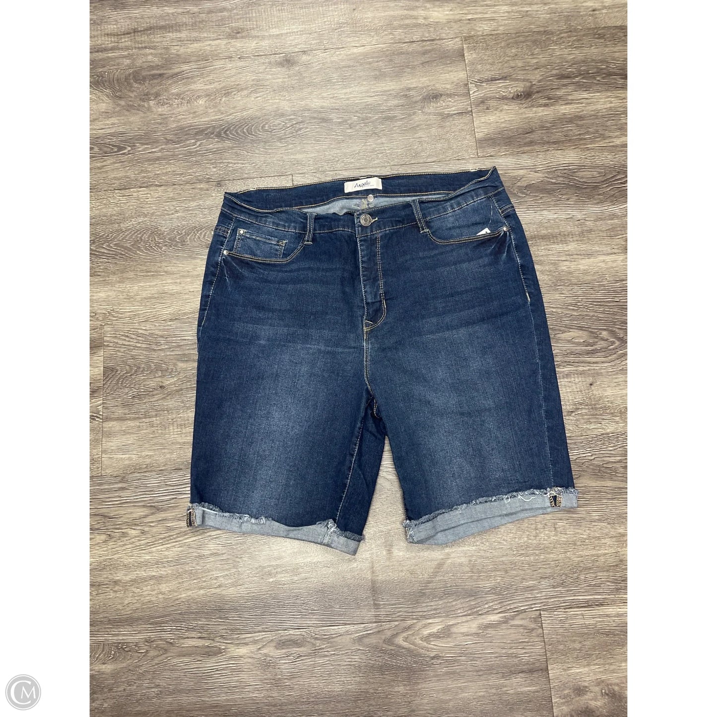 Shorts By Angels In Blue Denim, Size: 18