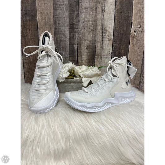 Shoes Athletic By Under Armour In White, Size: 8.5