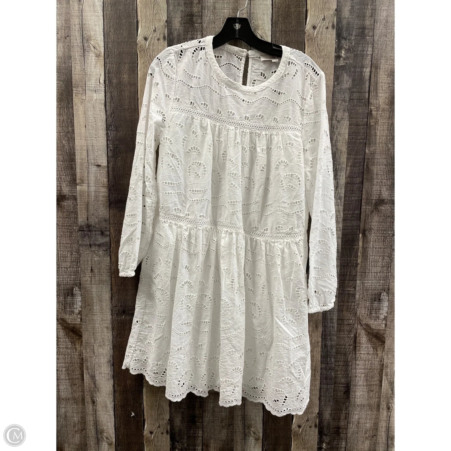 Dress Casual Short By Loft In White, Size: M