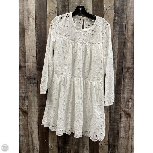 Dress Casual Short By Loft In White, Size: M