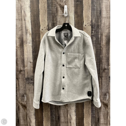 Jacket Shirt By H&m In Grey, Size: S