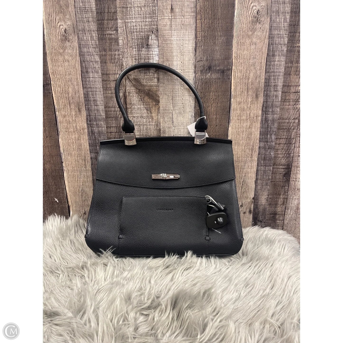 Handbag Designer By Longchamp, Size: Large