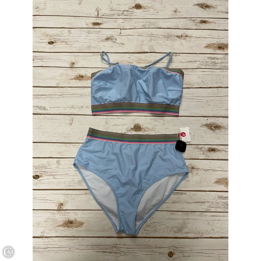 Swimsuit 2pc By Cmf In Blue, Size: L