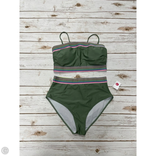 Swimsuit 2pc By Cmf In Green, Size: L