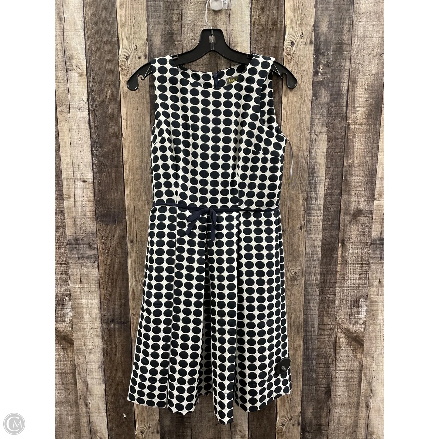 Dress Casual Midi By Taylor In Polkadot Pattern, Size: Xs