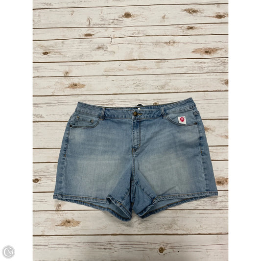Shorts By Venezia In Blue Denim, Size: 18