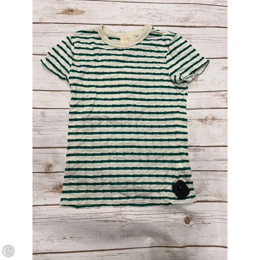 Top Short Sleeve Basic By Nation In Striped Pattern, Size: S