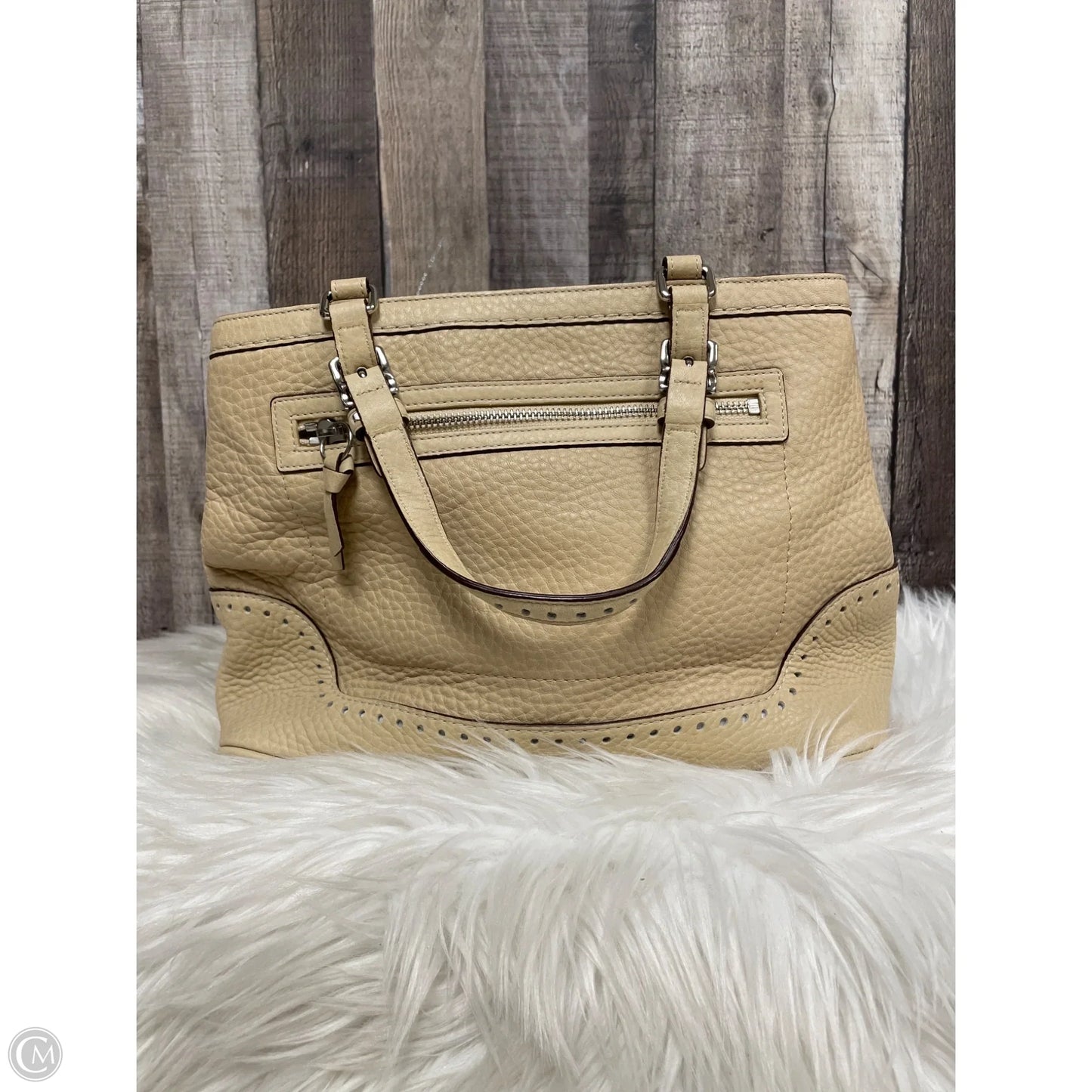 Handbag Designer By Coach, Size: Medium