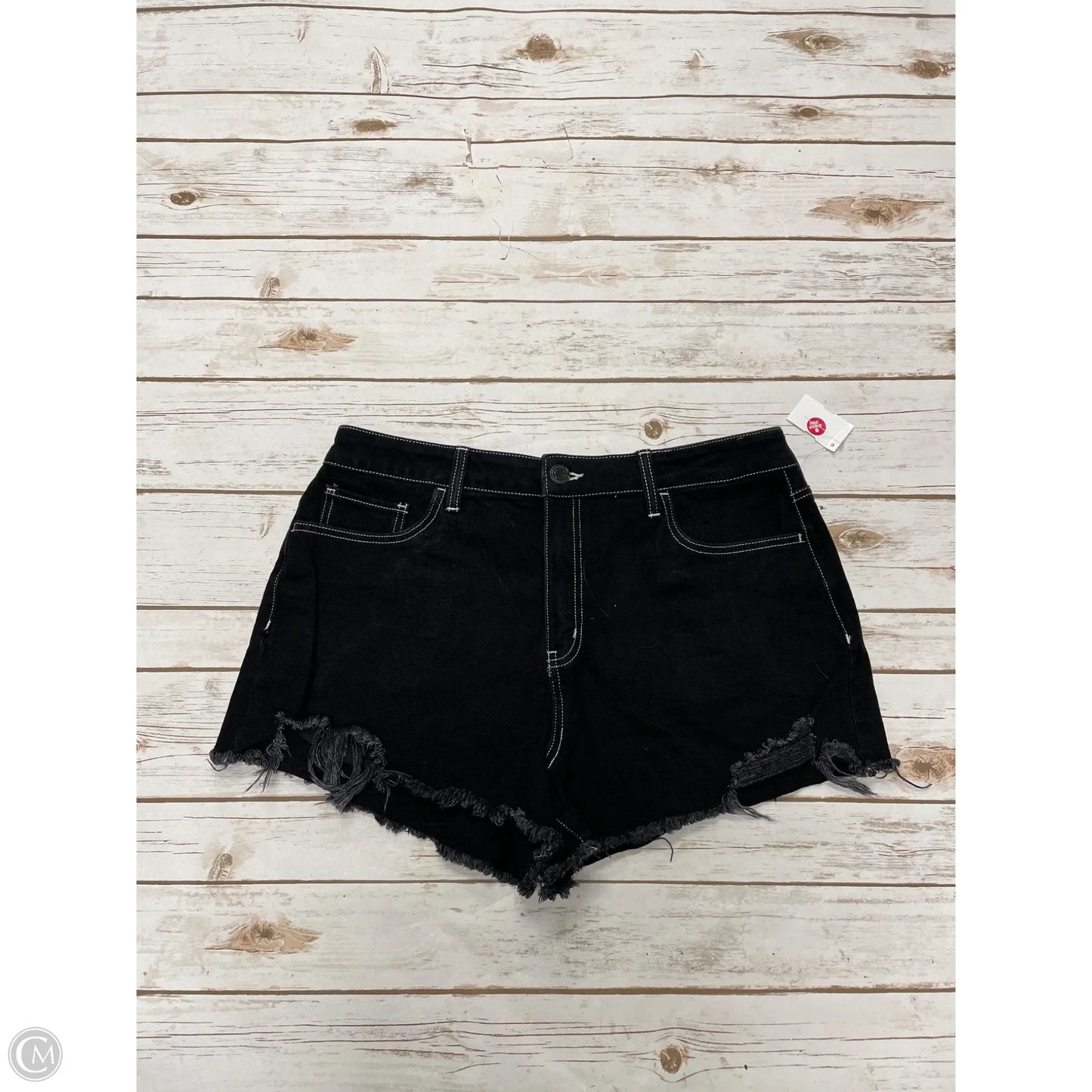 Shorts By So In Black Denim, Size: 14