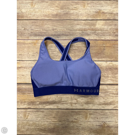 Athletic Bra By Under Armour In Blue, Size: M