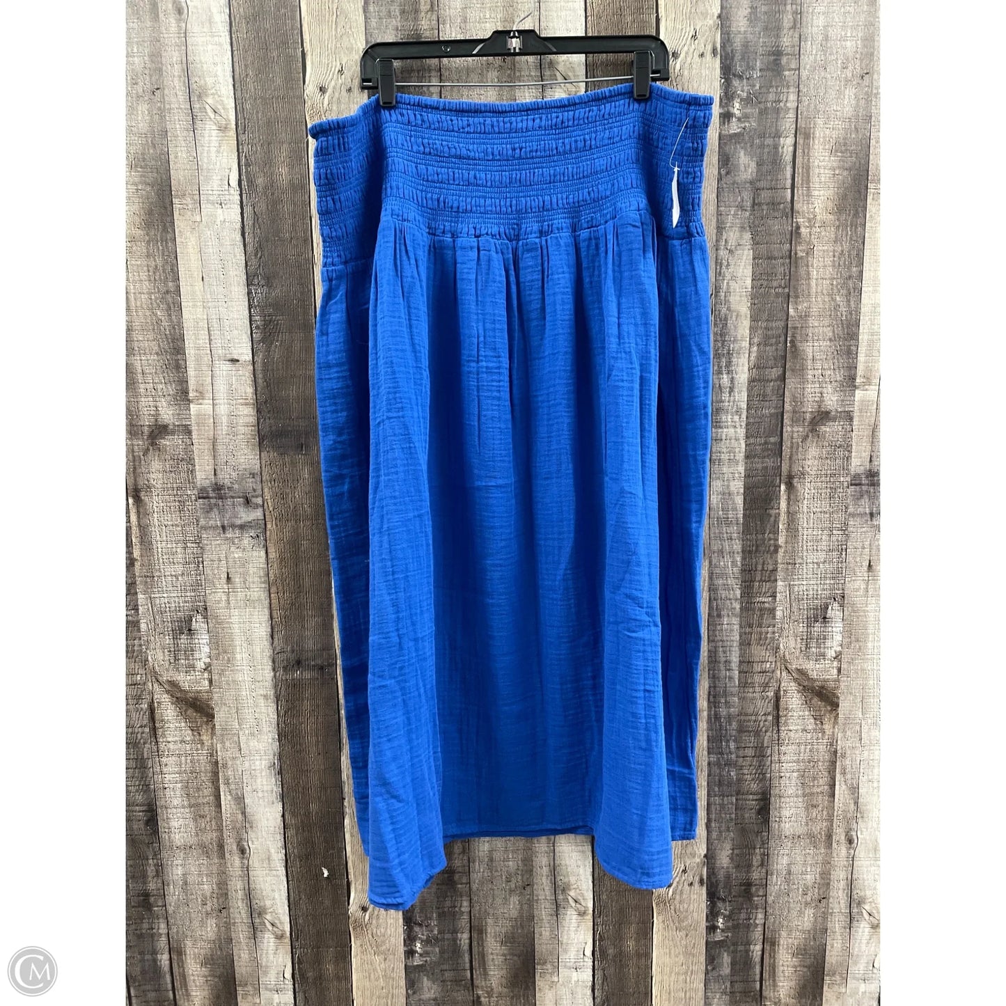 Skirt Maxi By Old Navy In Blue, Size: Xxl