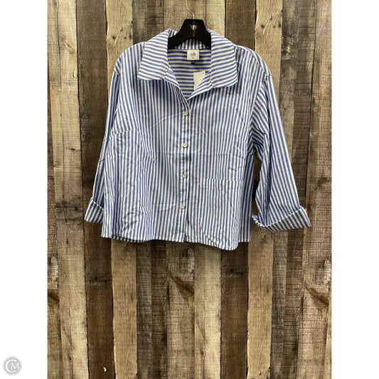 Top 3/4 Sleeve By Cabi In Striped Pattern, Size: M